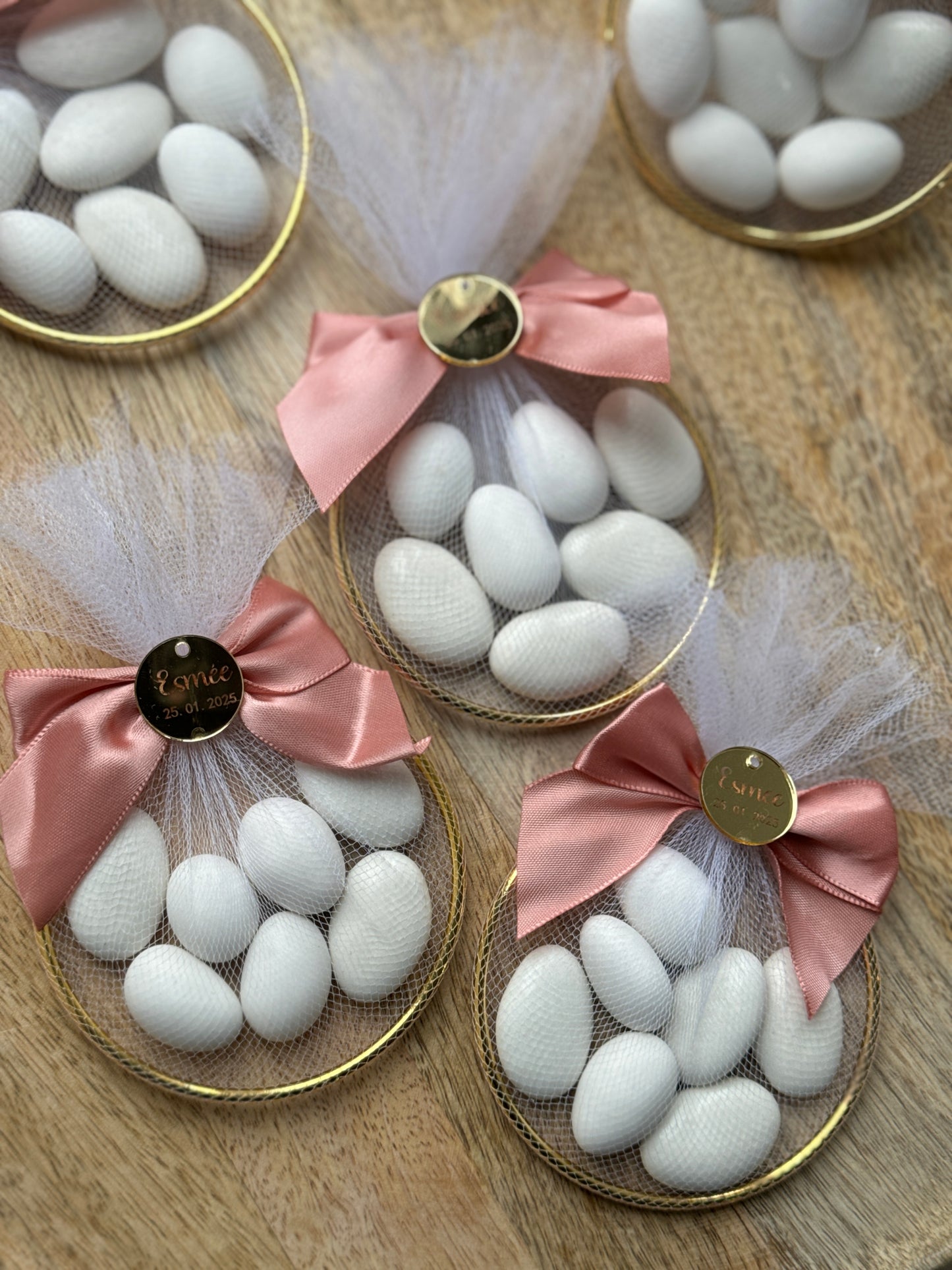 Cadeaux invités anneau/dragées (lire description)
