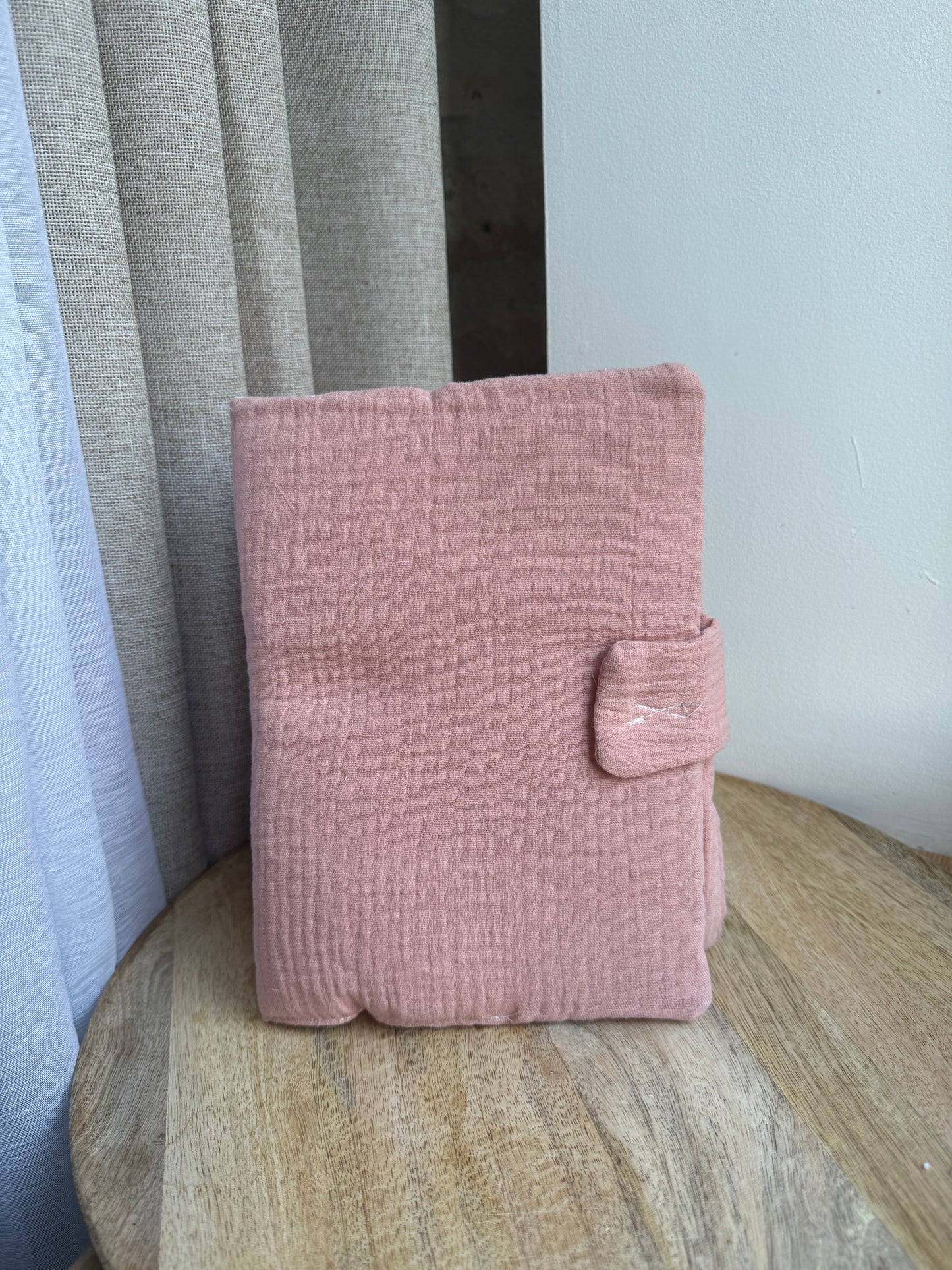 Protège carnet de santé en double gaze de coton