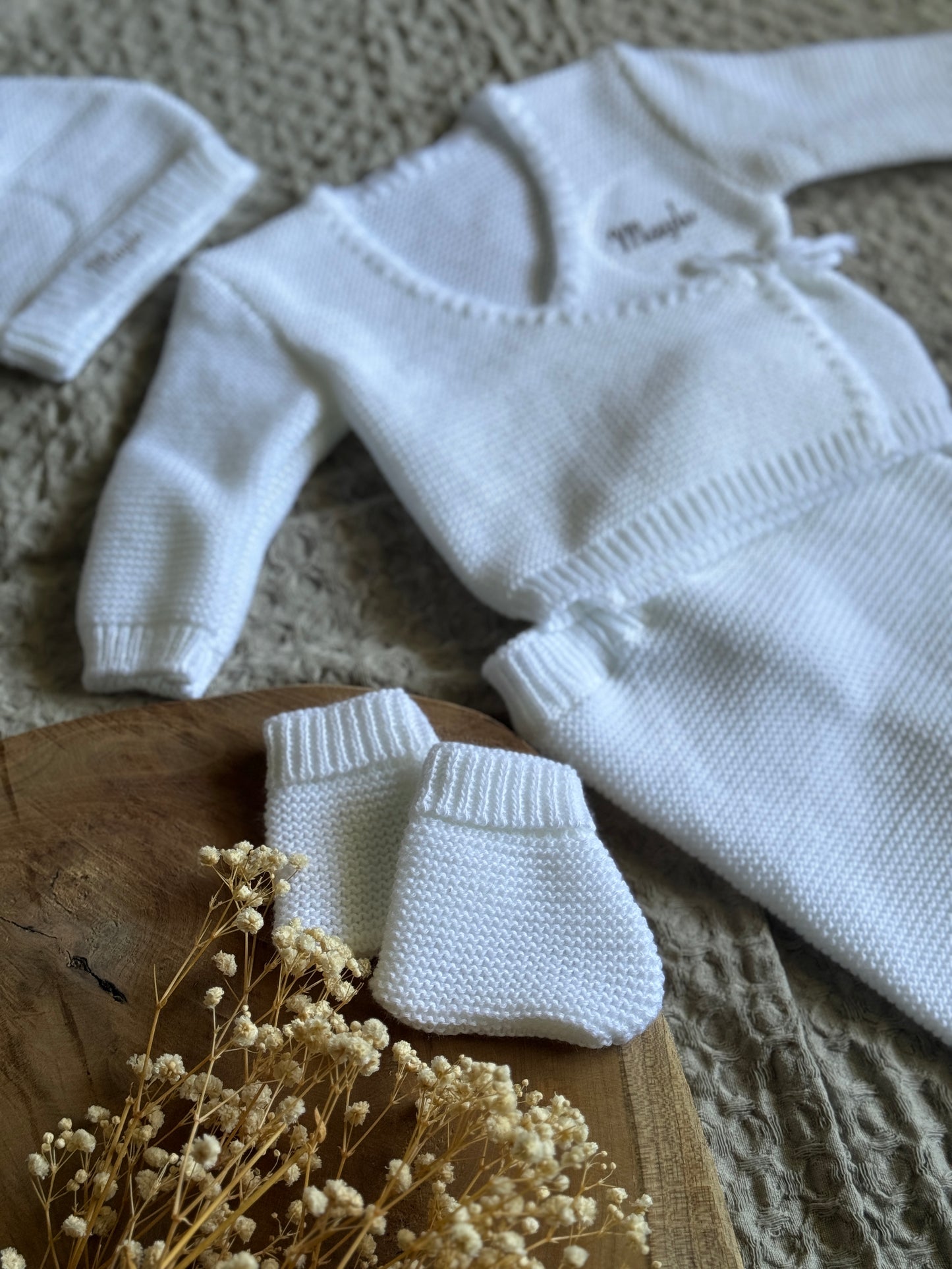 Ensemble naissance en laine