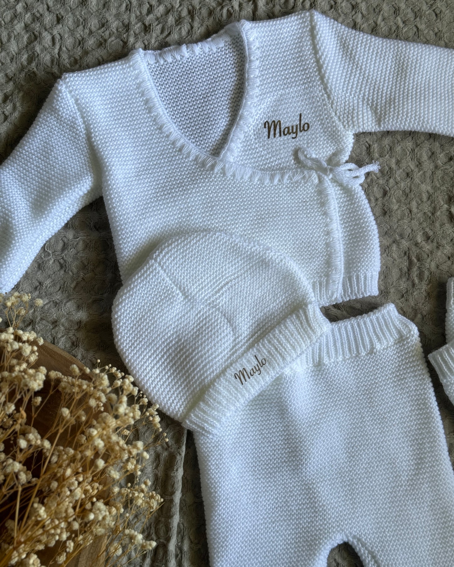 Ensemble naissance en laine