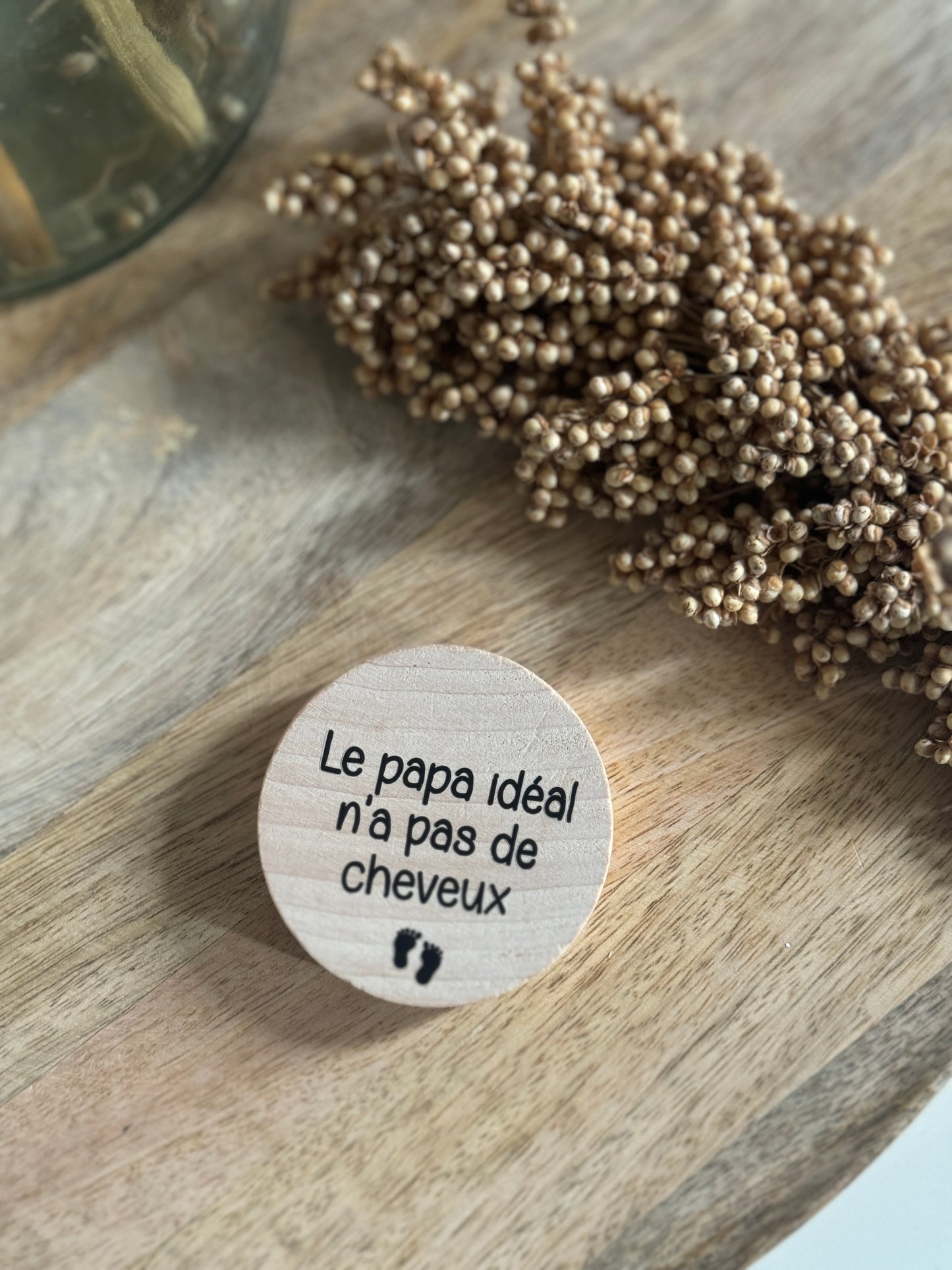Décapsuleur rond aimanté personnalisé