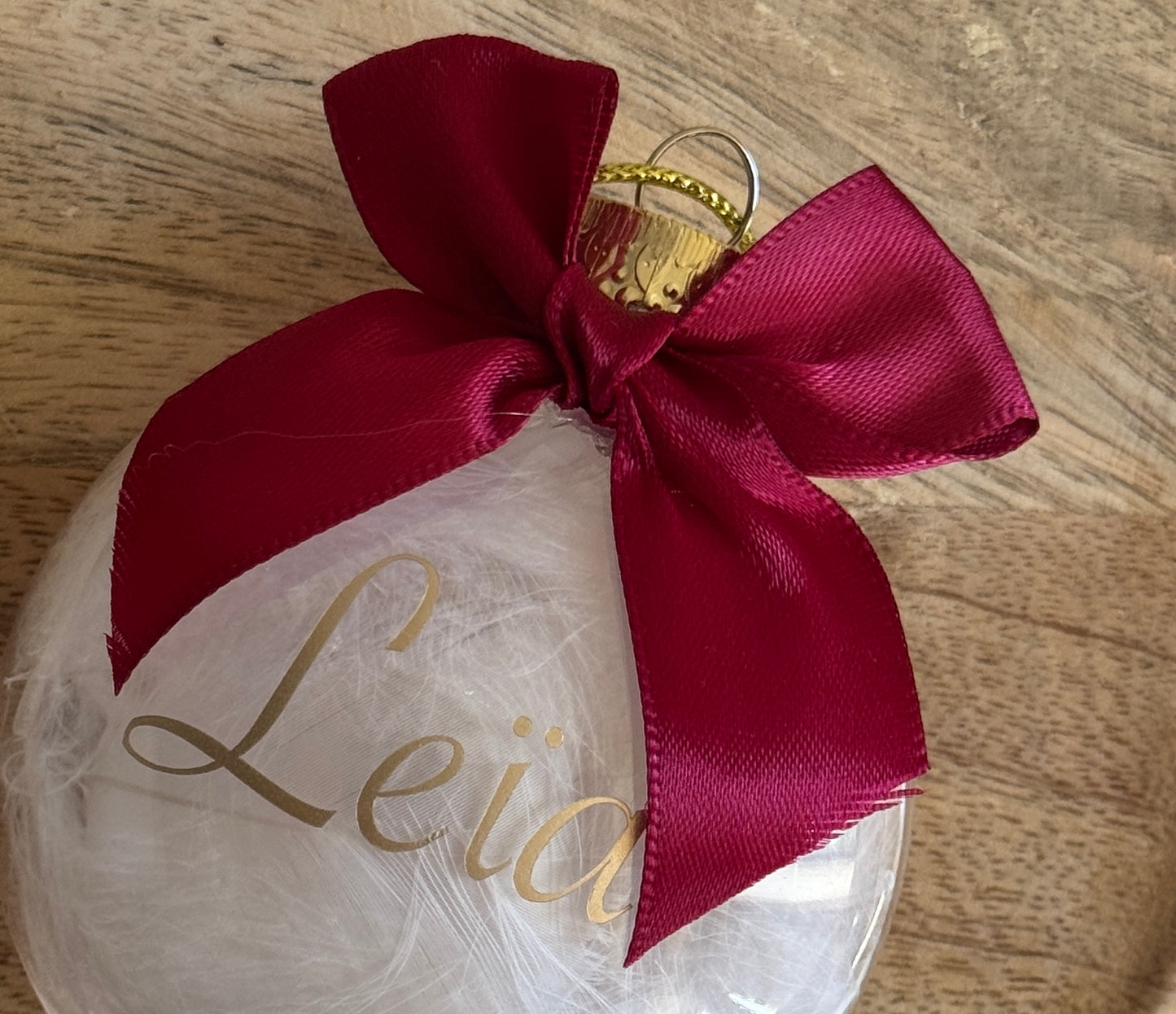 Boule de Noël personnalisée 🎄