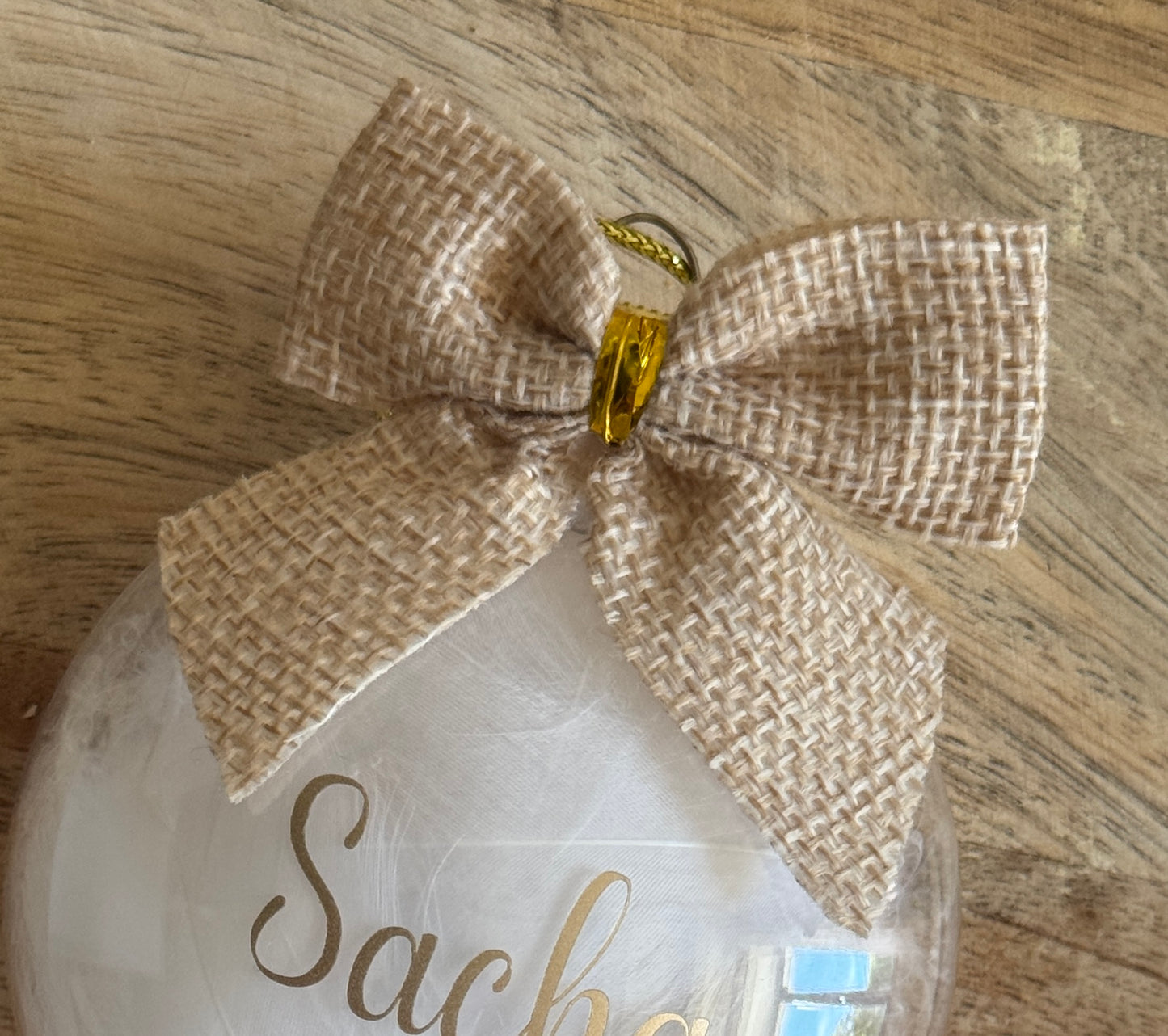 Boule de Noël personnalisée 🎄