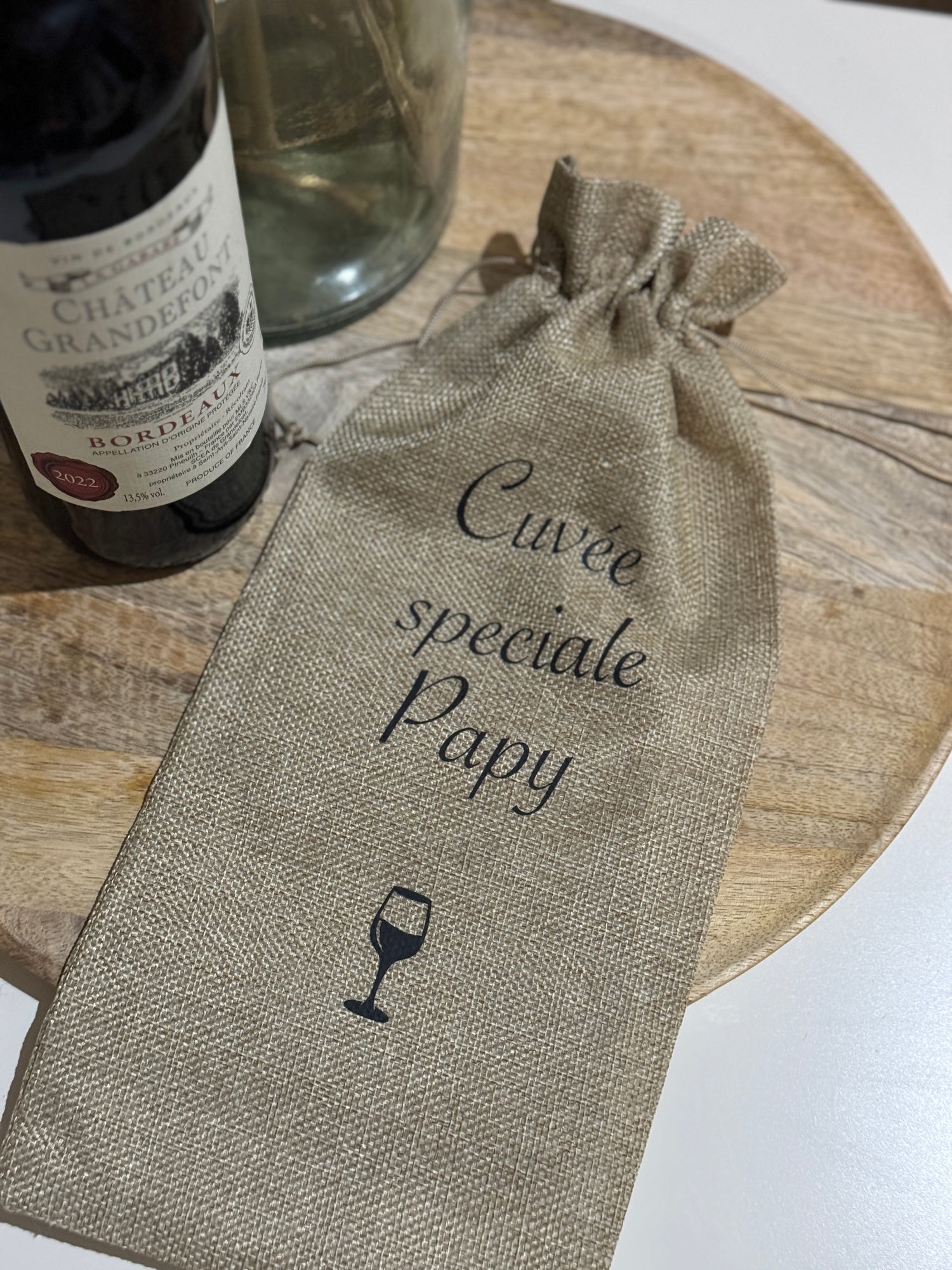 Sac en Toile de Jute Personnalisé