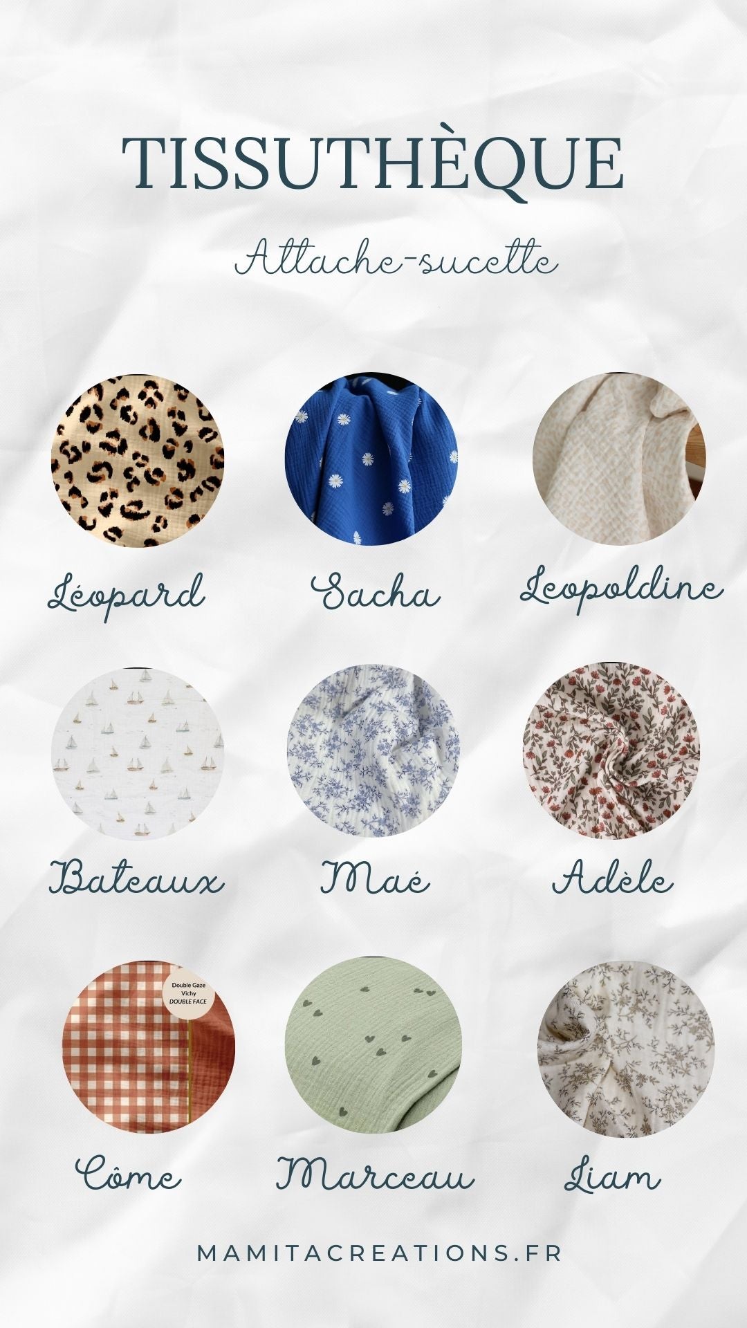 Attache-sucette personnalisable