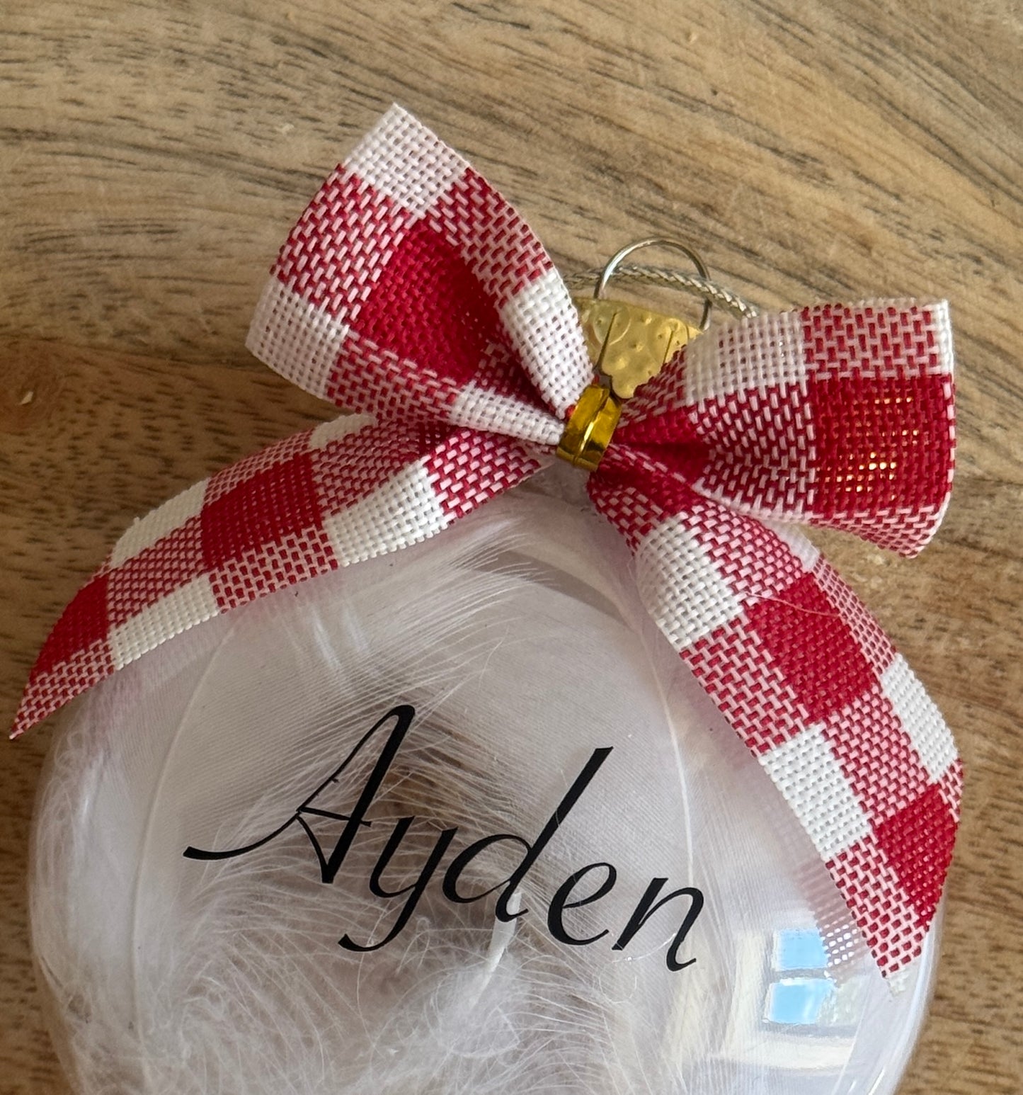 Boule de Noël personnalisée 🎄